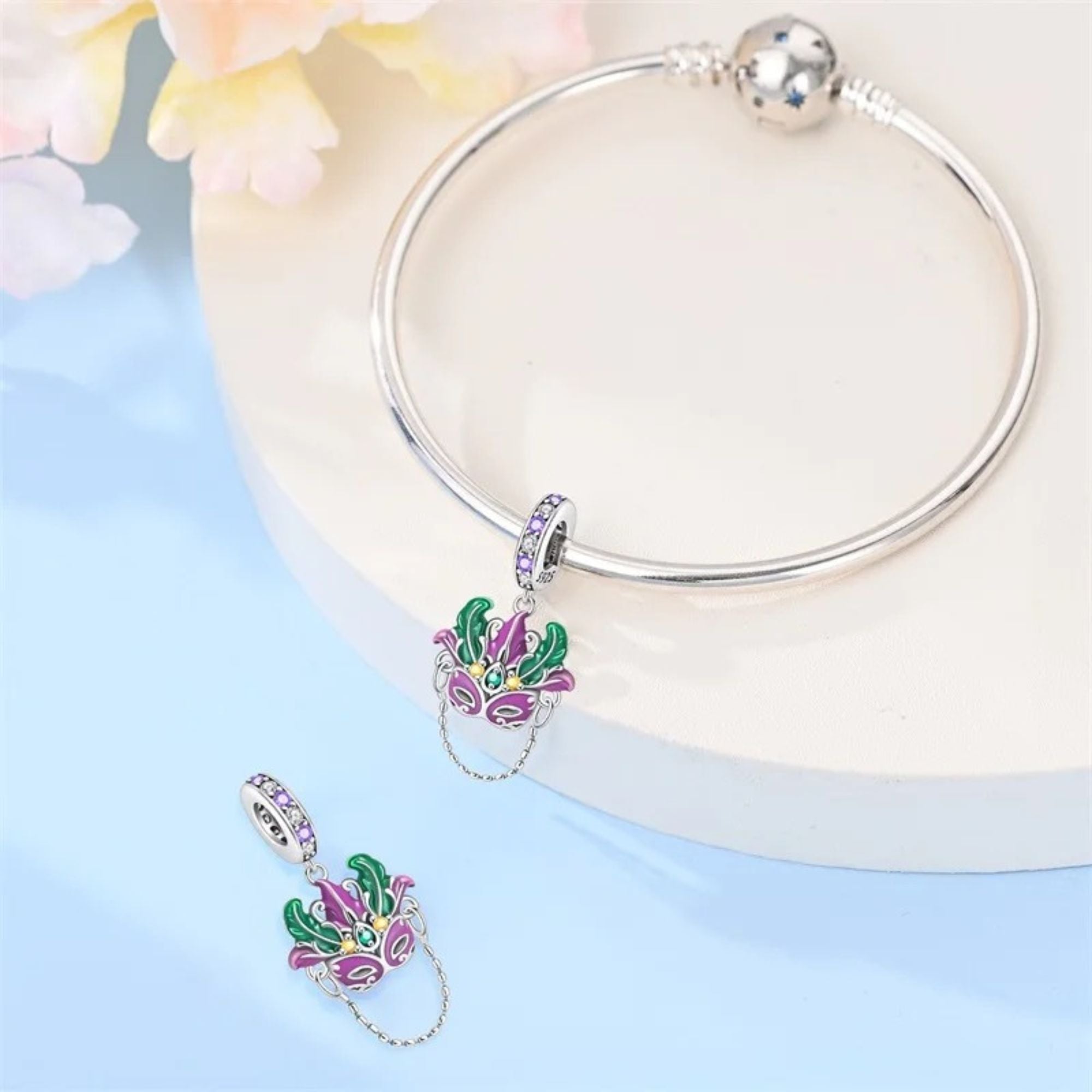 Premium Venetian Mask Charm