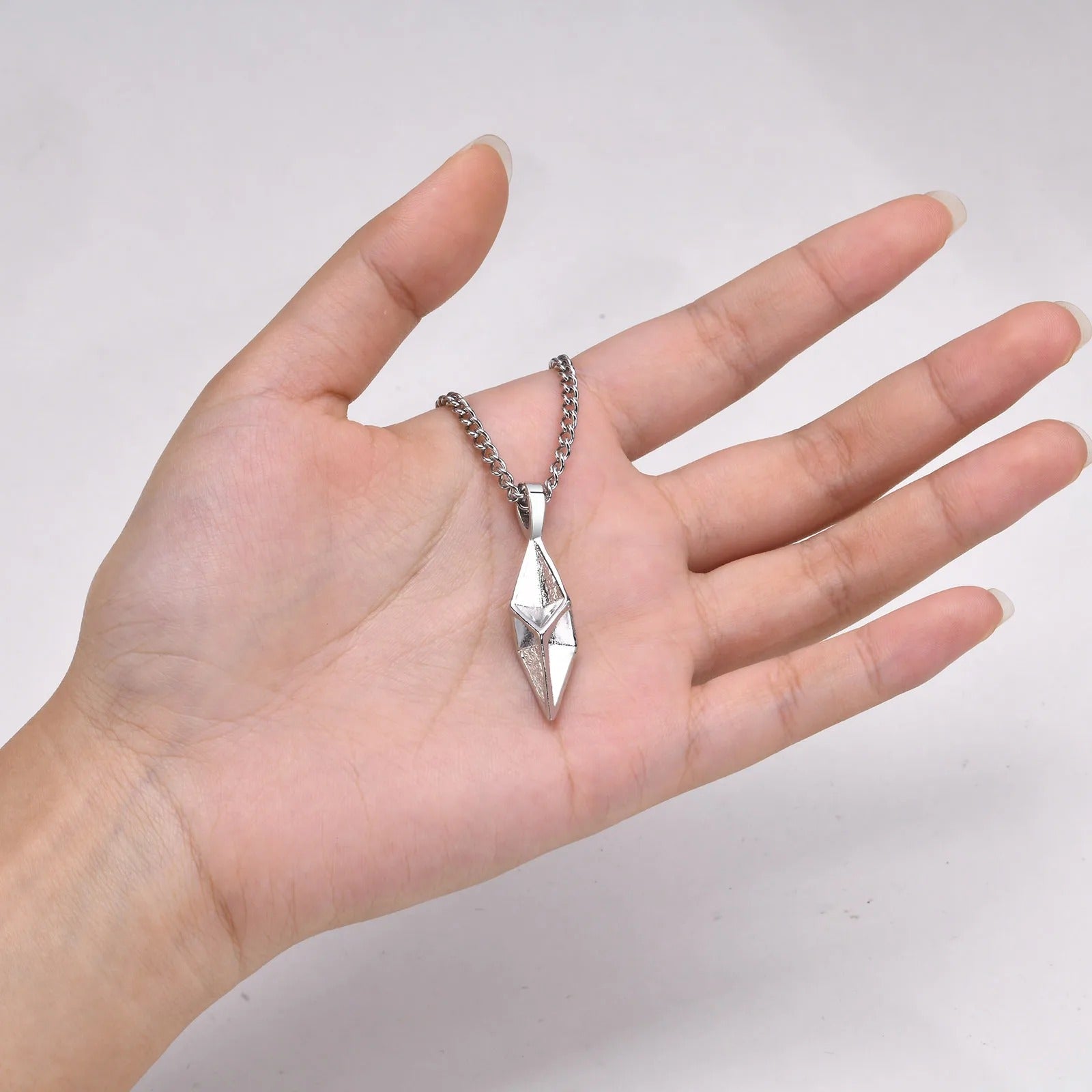 The Geometric Prismatic Pendant Necklace