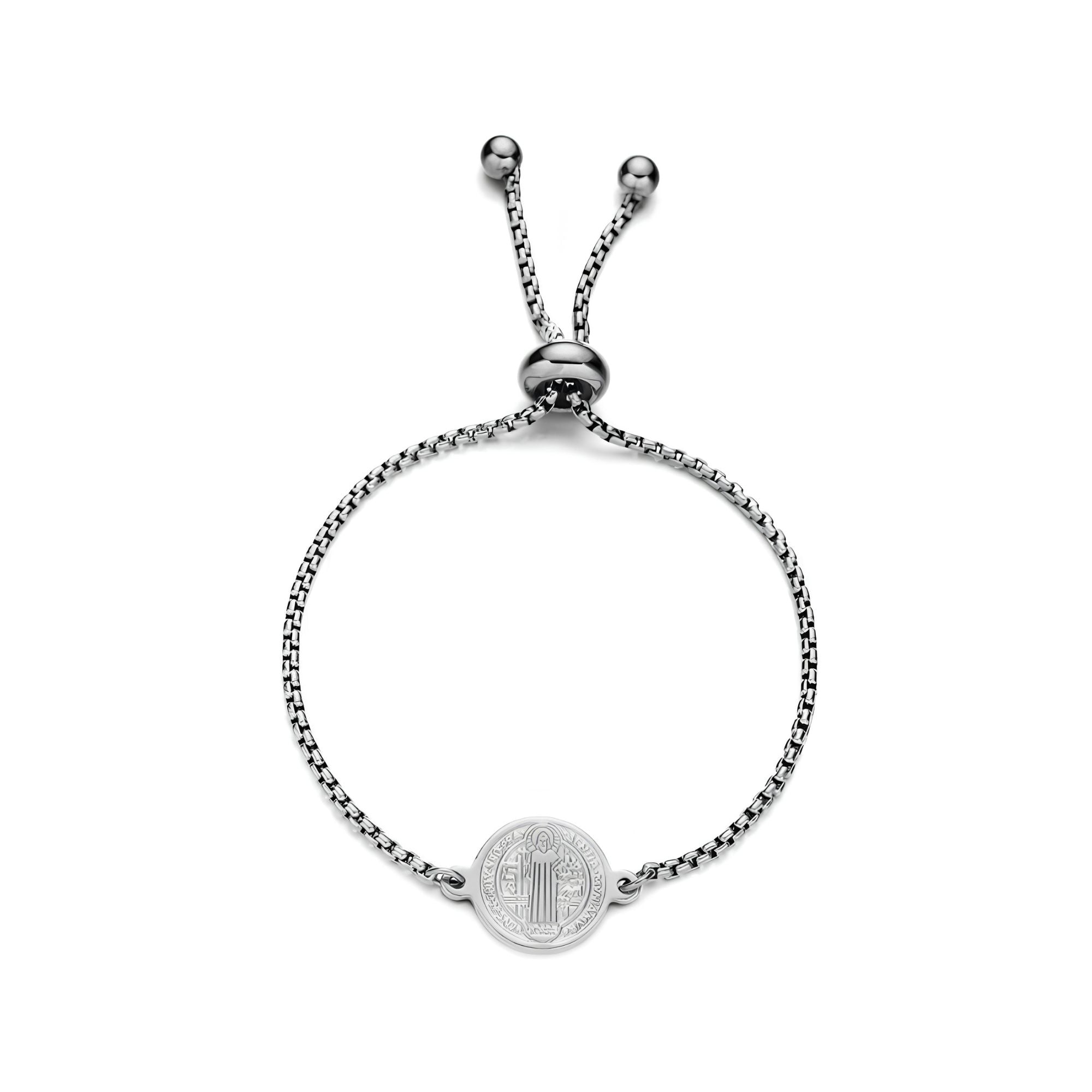St. Benedict Executive Men's Bracelet – Stainless Steel