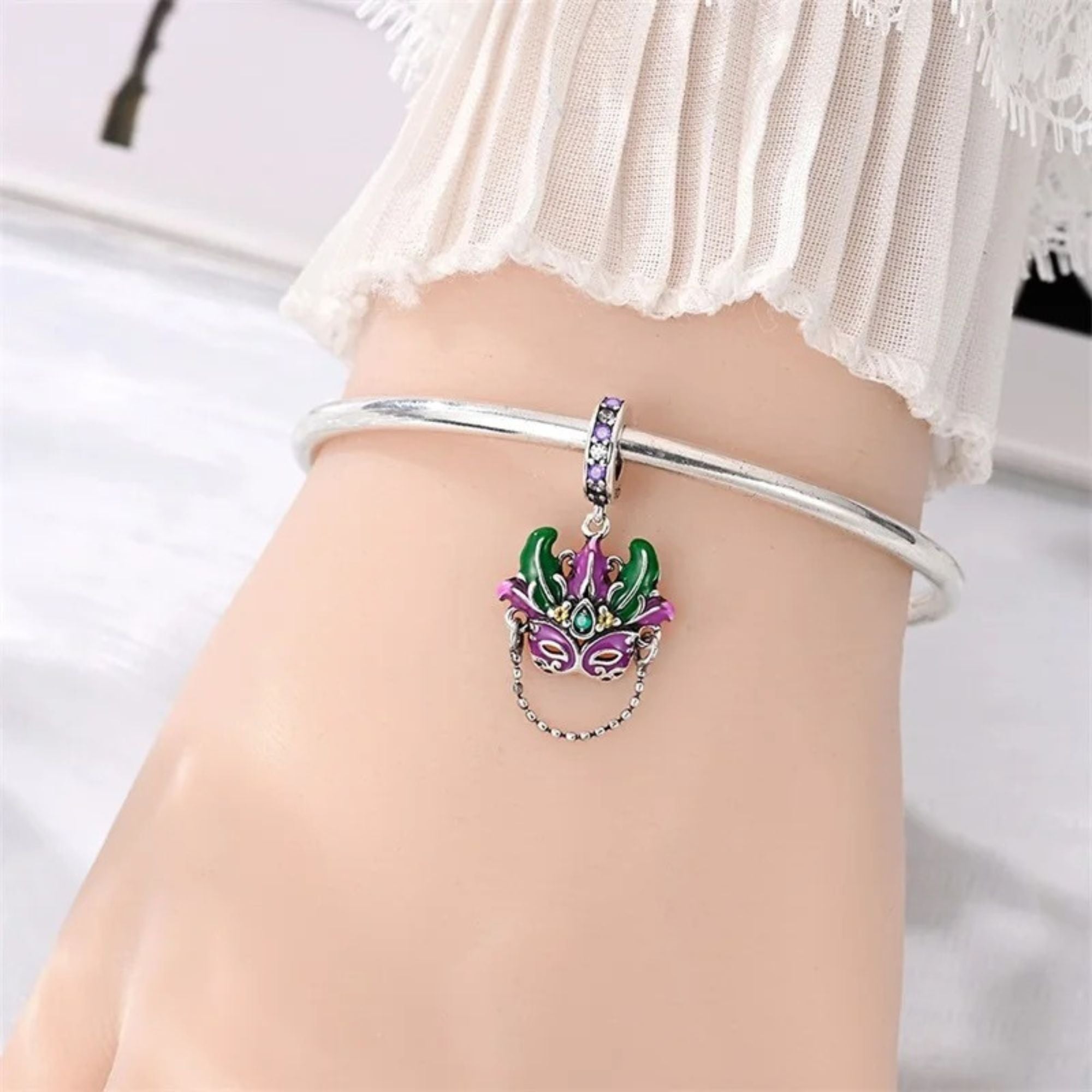 Premium Venetian Mask Charm