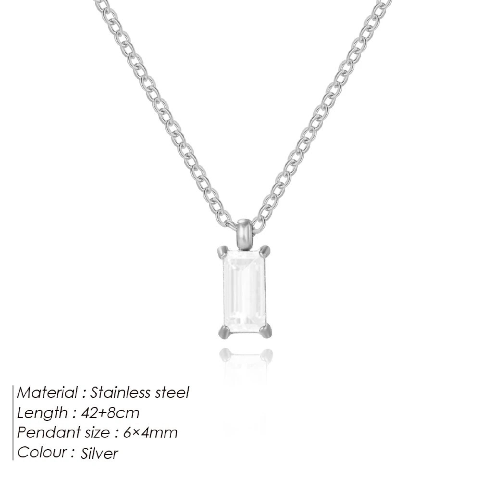 The Geometric Solitaire Necklace