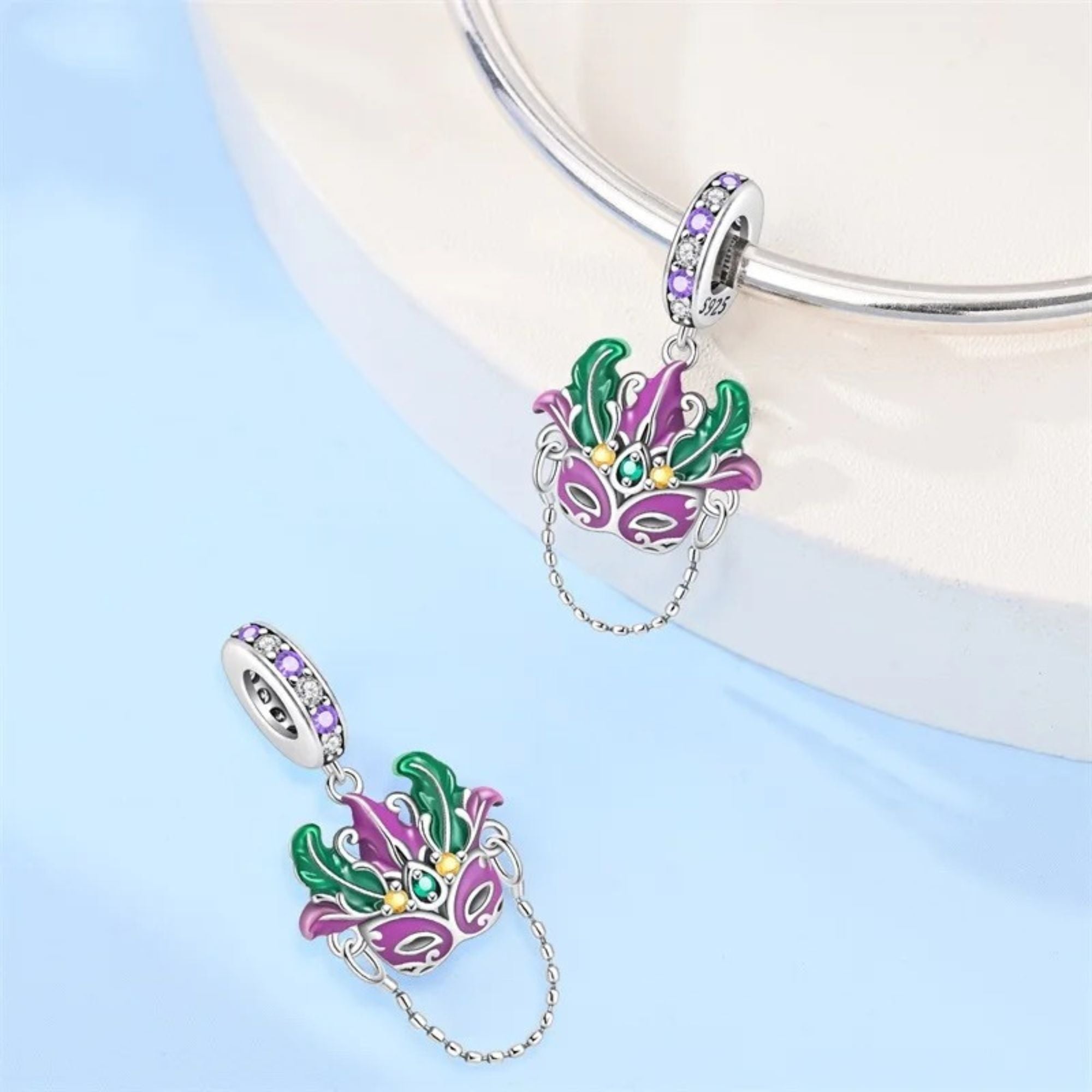 Premium Venetian Mask Charm