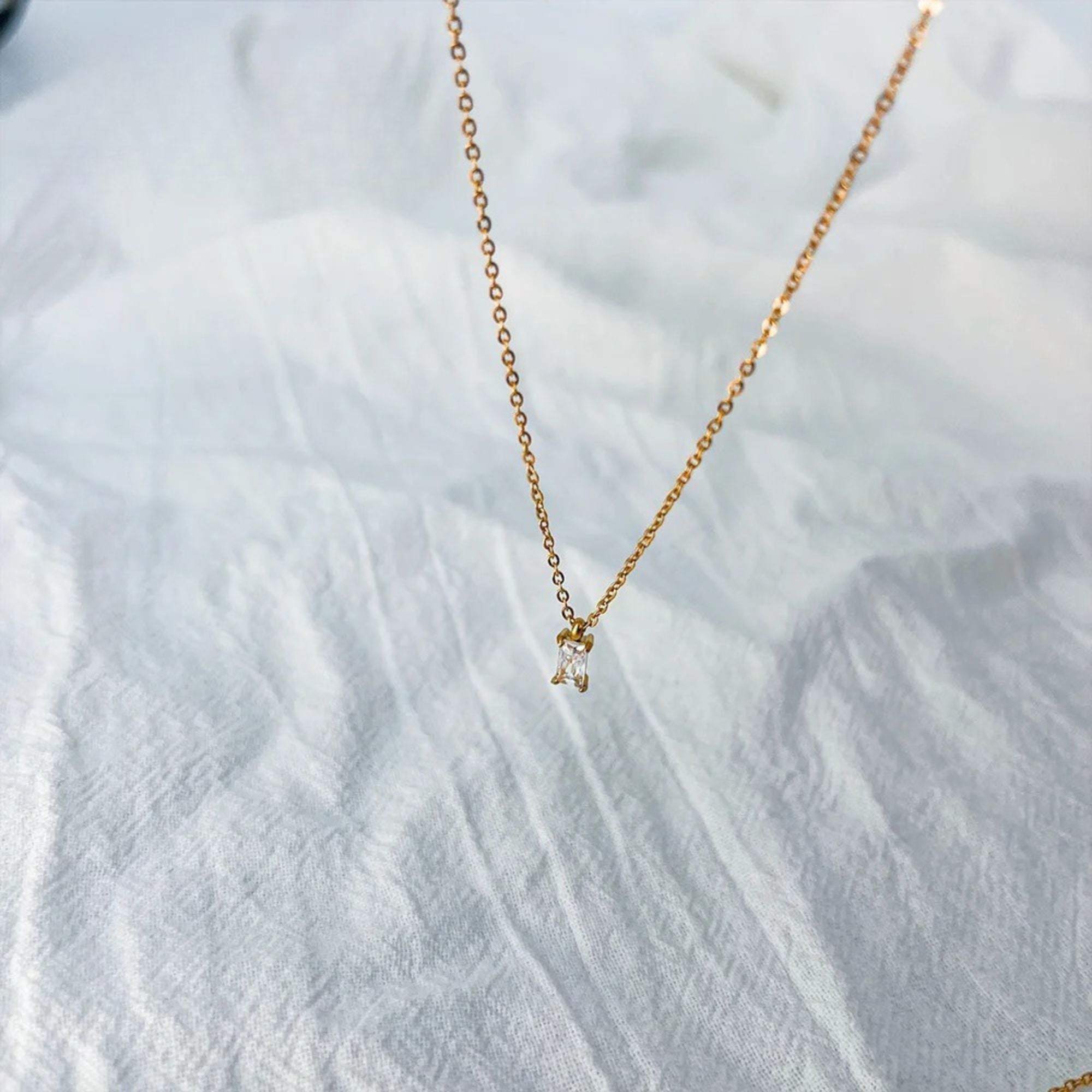 The Geometric Solitaire Necklace