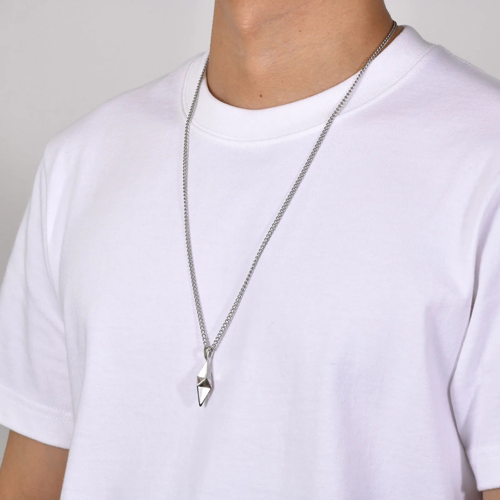The Geometric Prismatic Pendant Necklace